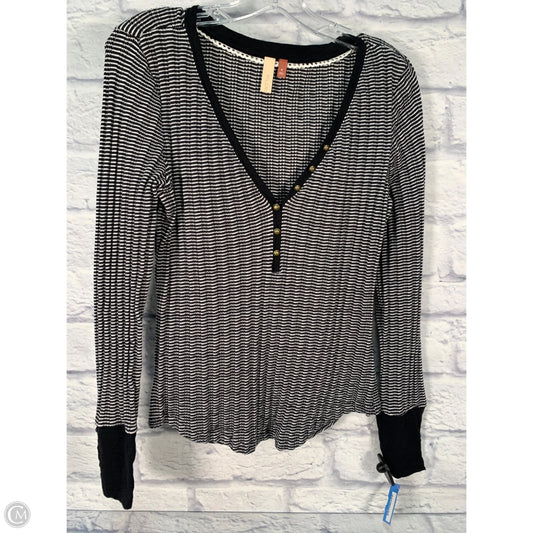 Top Long Sleeve By Pilcro In Striped Pattern, Size: M