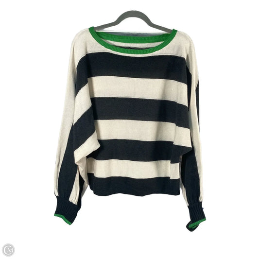Sweater By Maeve In Striped Pattern, Size: M