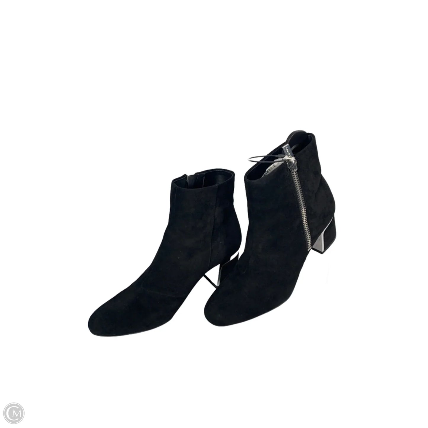 Boots Ankle Heels By Dkny In Black, Size: 9.5