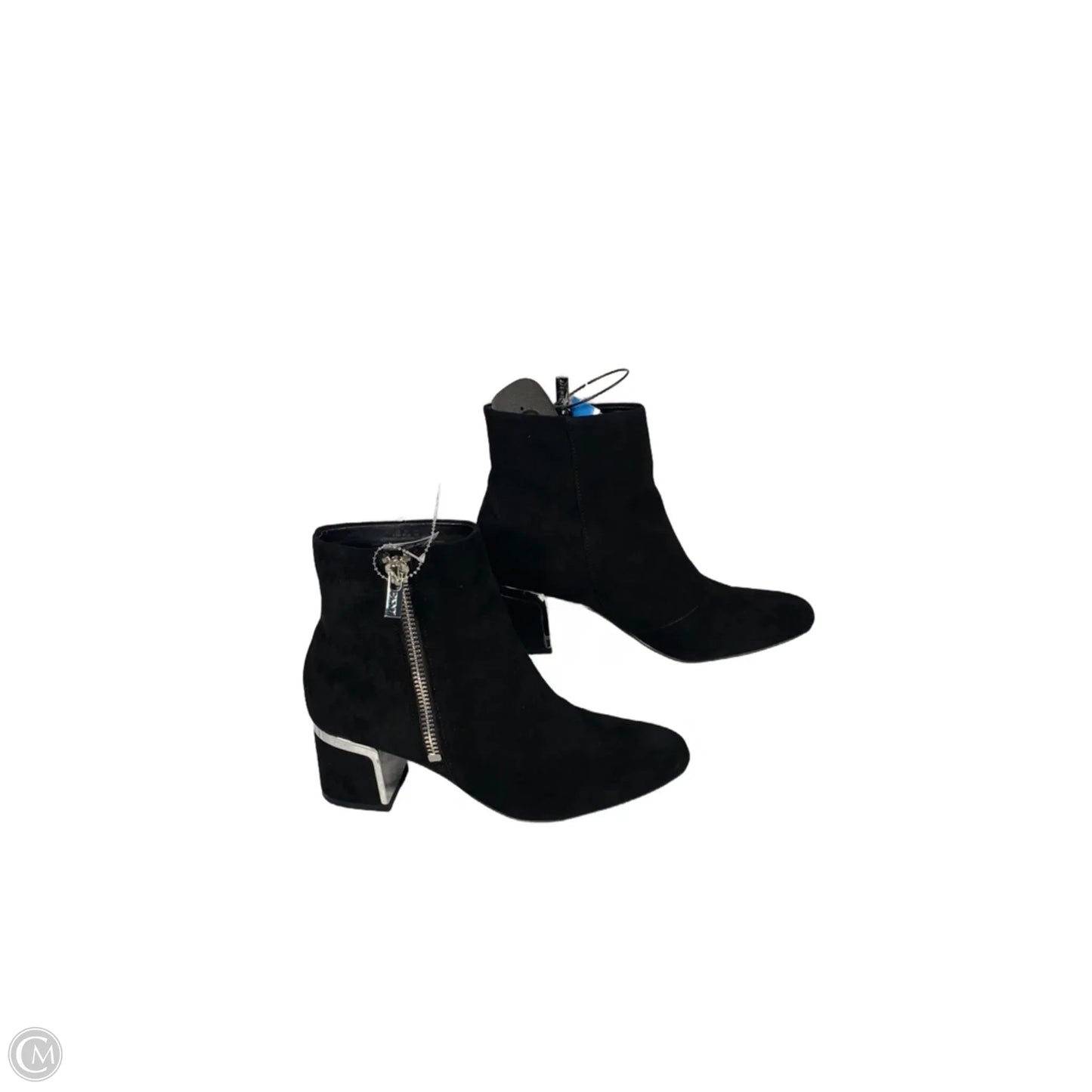 Boots Ankle Heels By Dkny In Black, Size: 9.5
