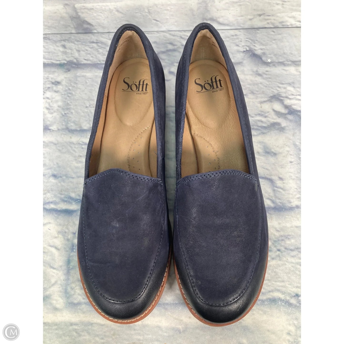 Shoes Flats By Sofft In Navy, Size: 10