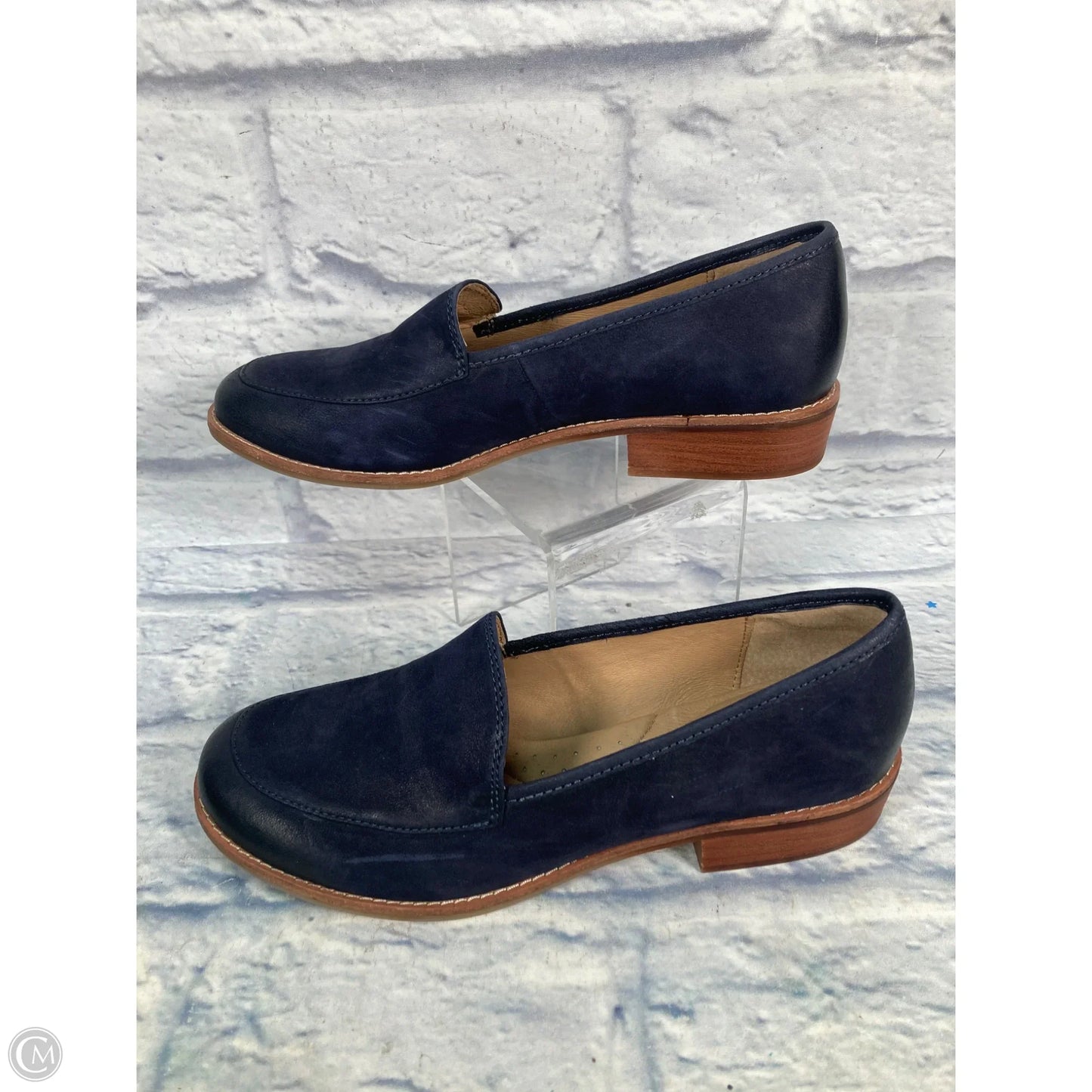 Shoes Flats By Sofft In Navy, Size: 10