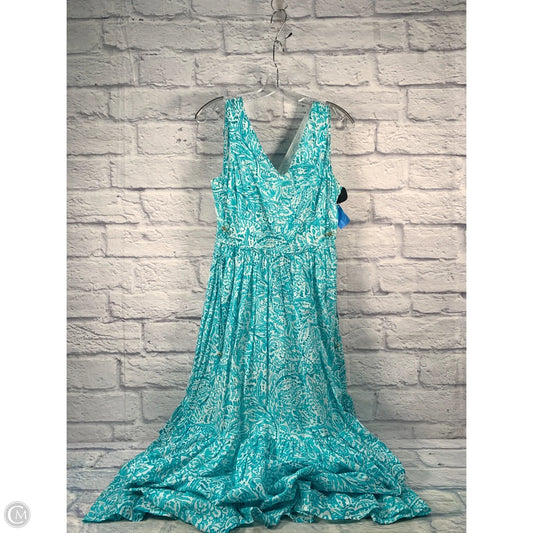 Dress Party Long By Talbots In Blue, Size: Xs
