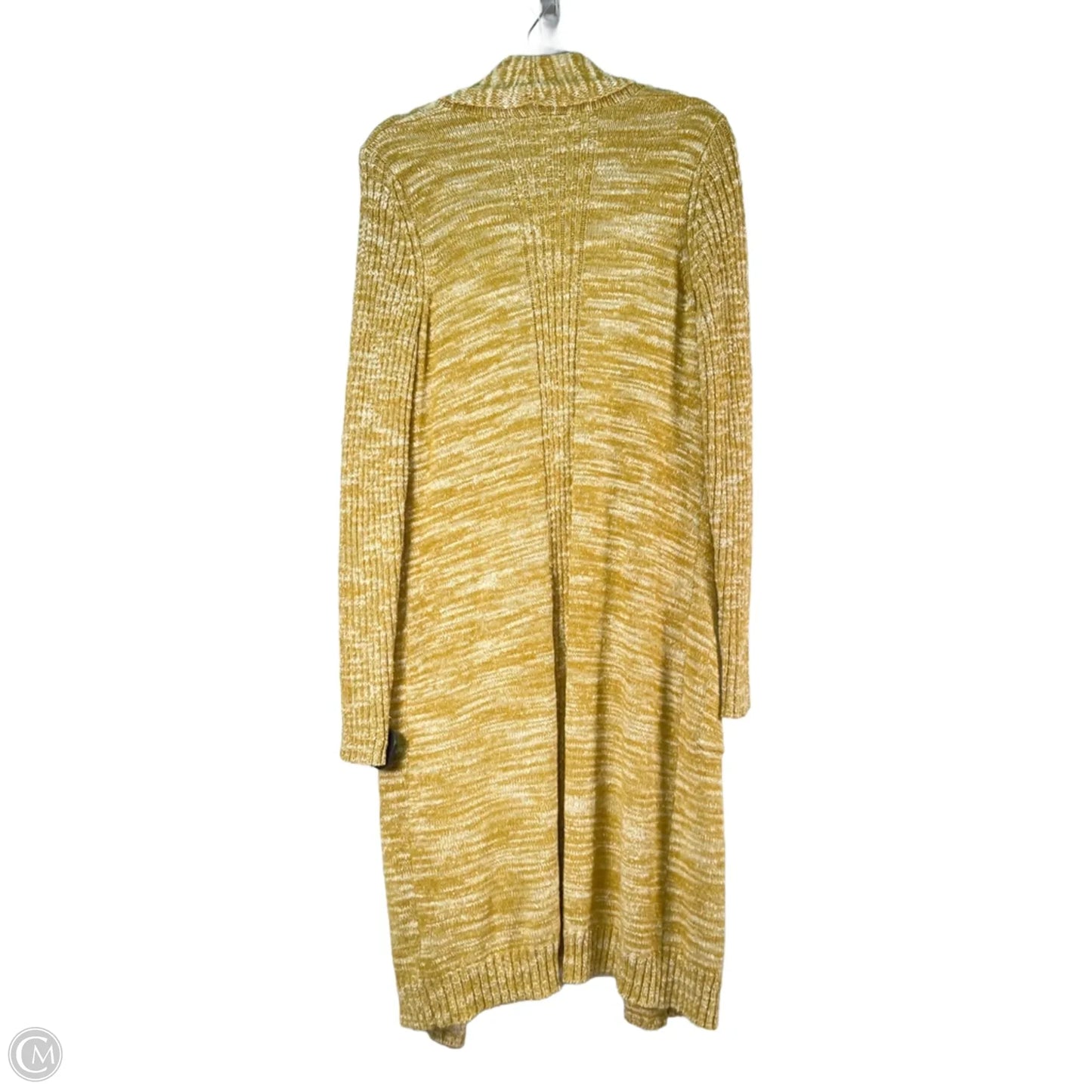Sweater Cardigan By Anthropologie In Yellow, Size: S
