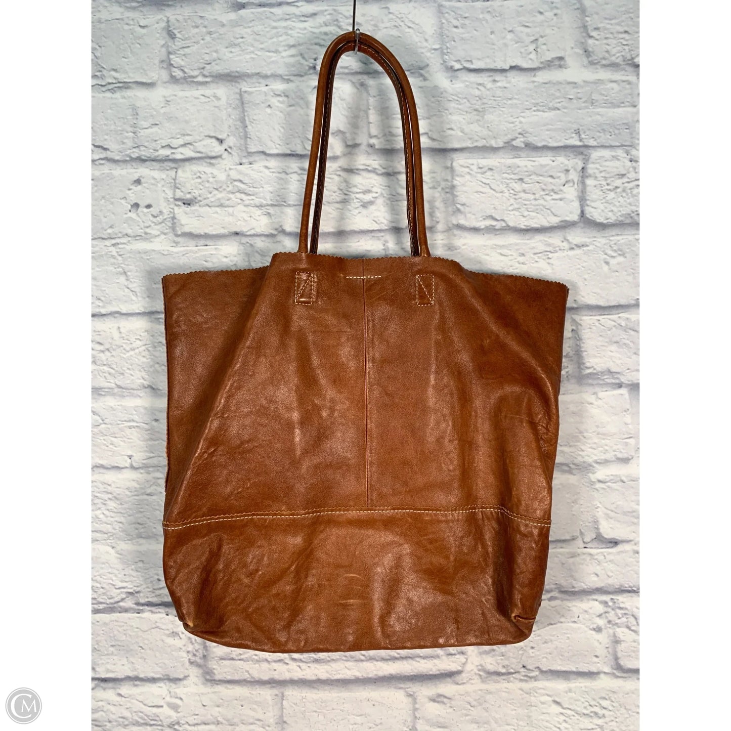 Tote Leather By Banana Republic, Size: Large