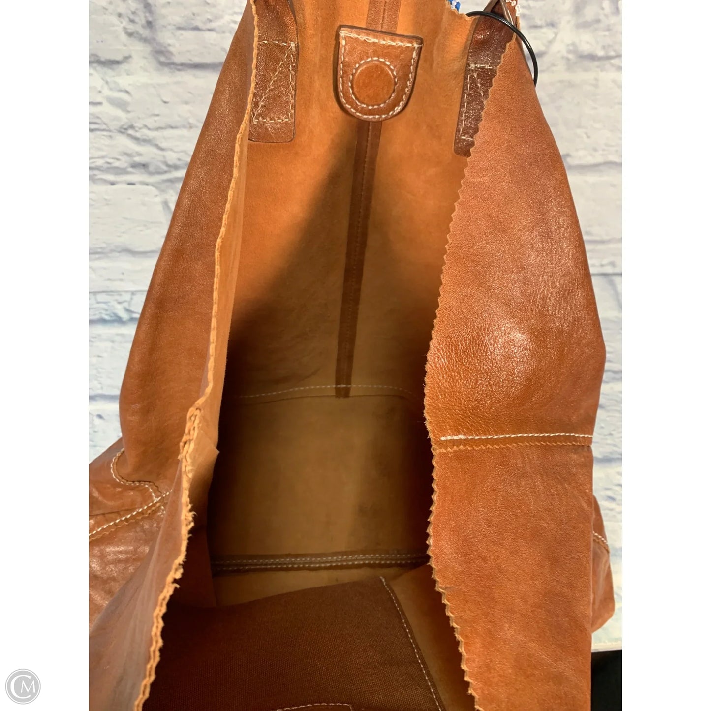 Tote Leather By Banana Republic, Size: Large