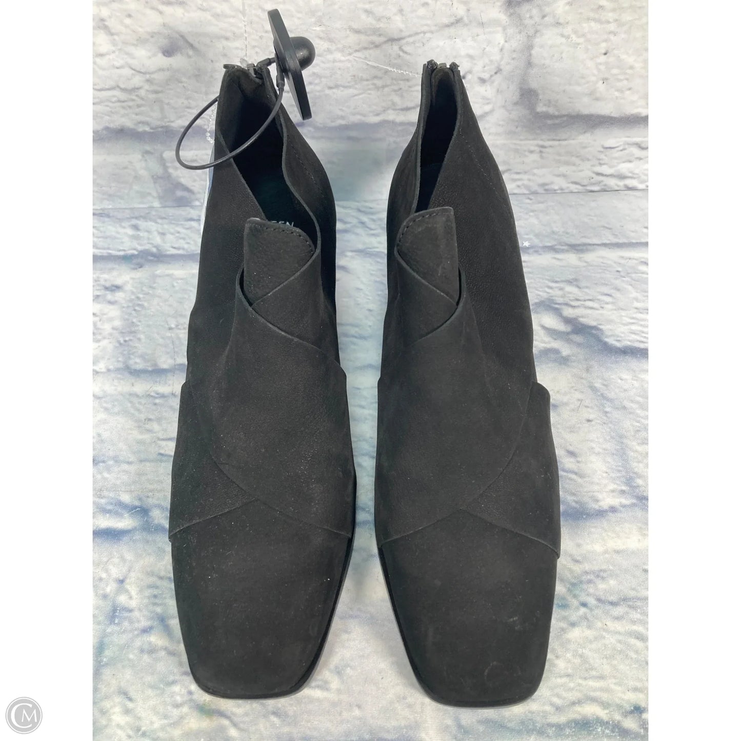 Boots Ankle Heels By Eileen Fisher In Black, Size: 9