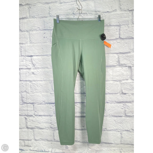 Athletic Leggings By Lululemon In Green, Size: M