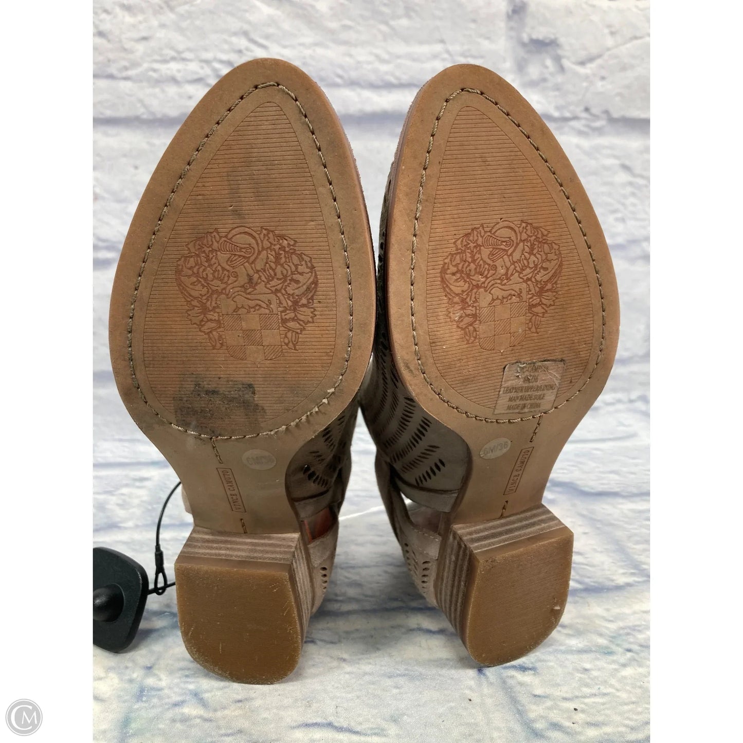 Boots Leather By Vince Camuto In Brown, Size: 6