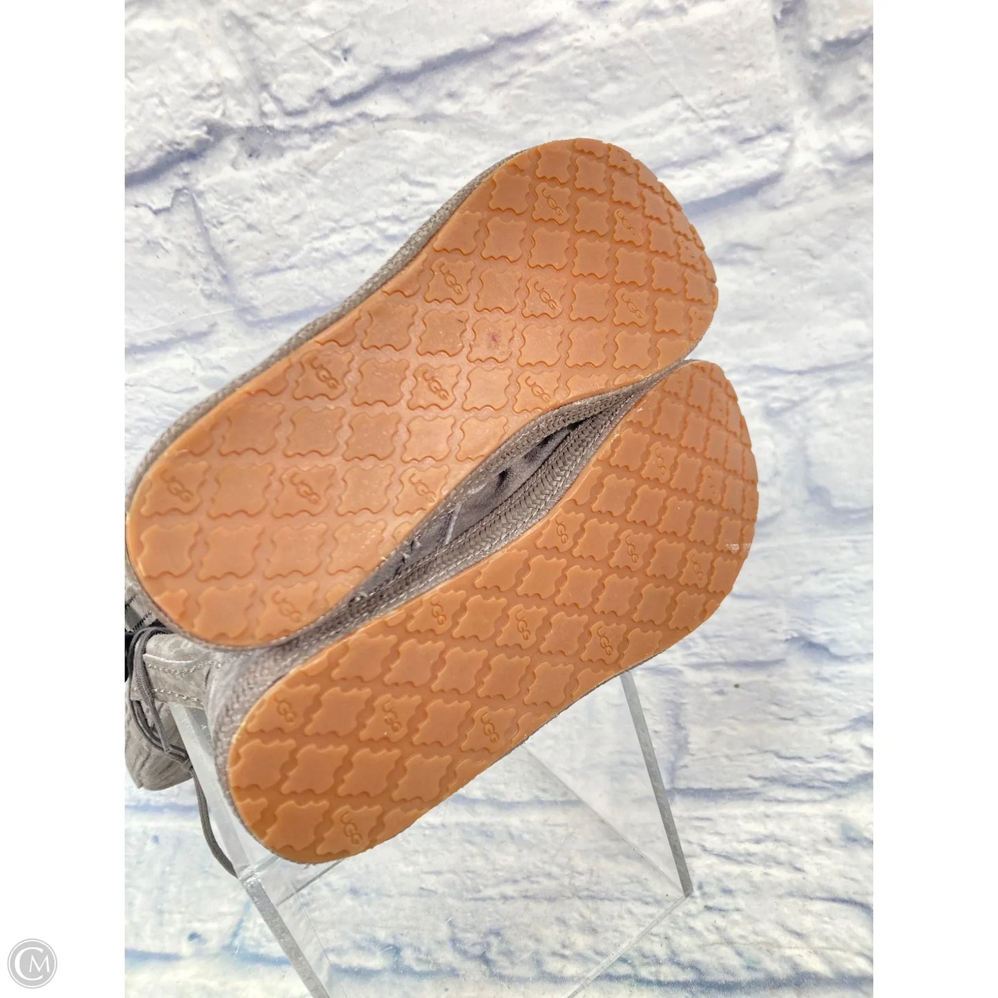 Boots Designer By Ugg In Grey, Size: 6