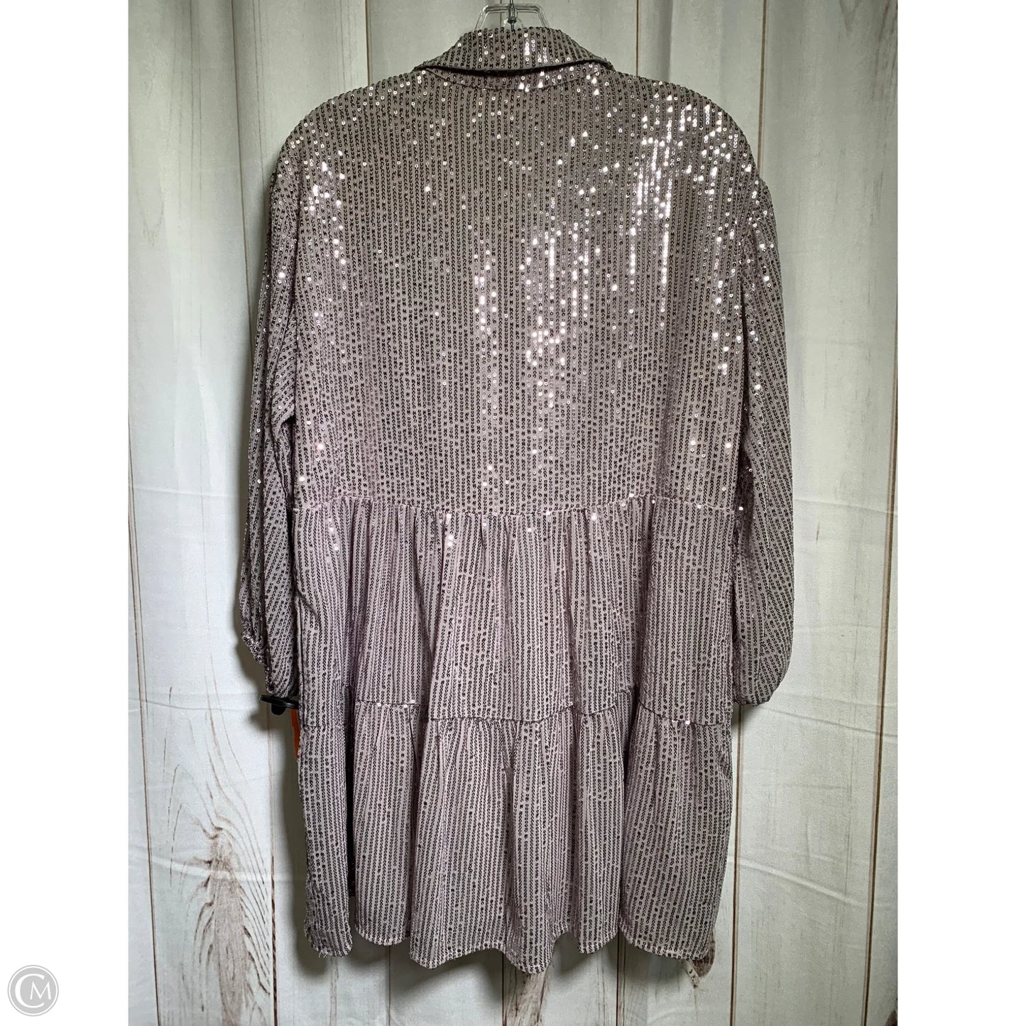 Dress Party Short By Maeve In Silver, Size: M