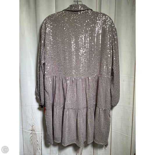 Dress Party Short By Maeve In Silver, Size: M