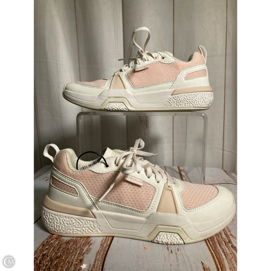 Shoes Sneakers By Olukai In Cream & Pink, Size: 7