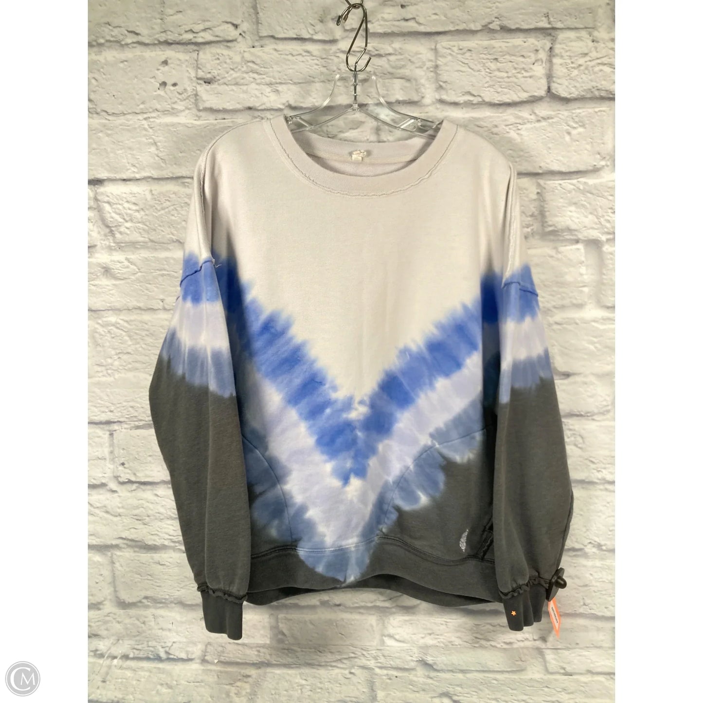 Sweatshirt Crewneck By Free People In Tie Dye Print, Size: S