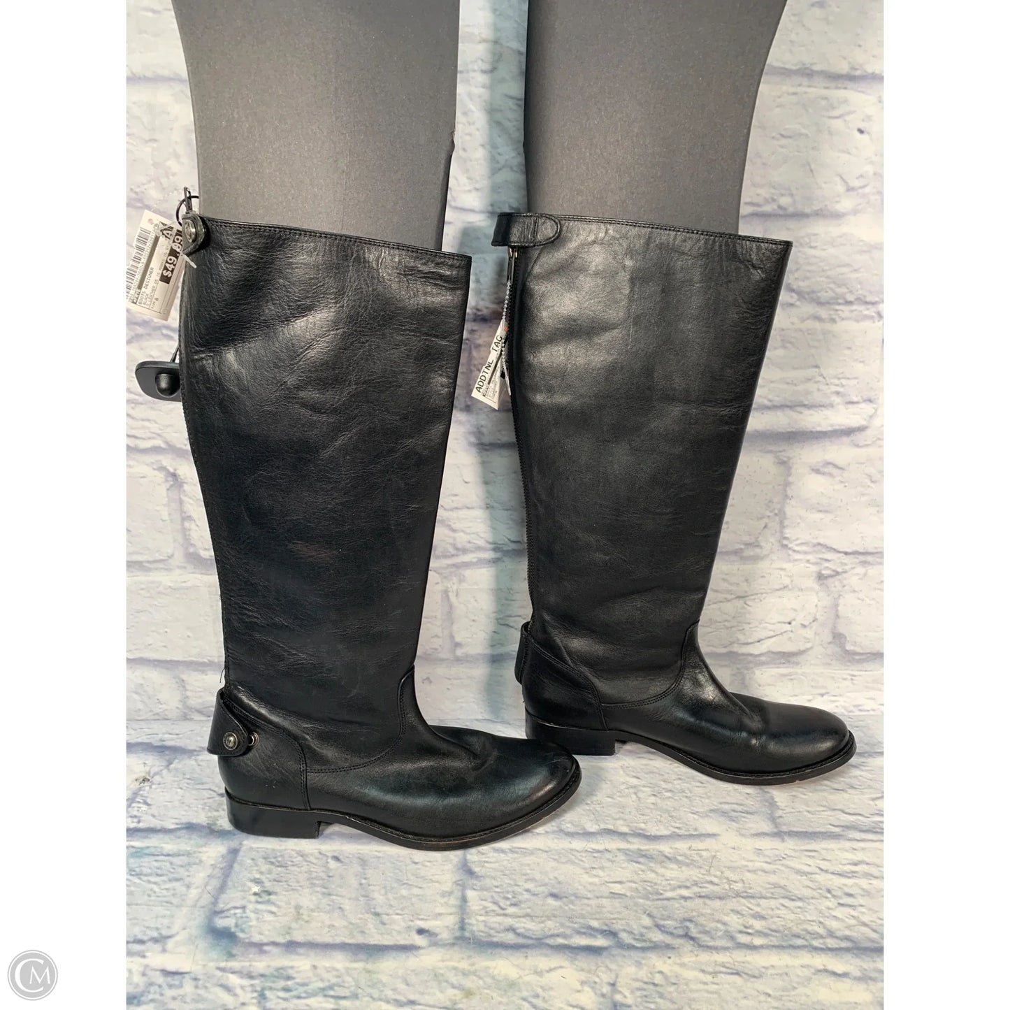 Boots Designer By Frye In Black, Size: 8