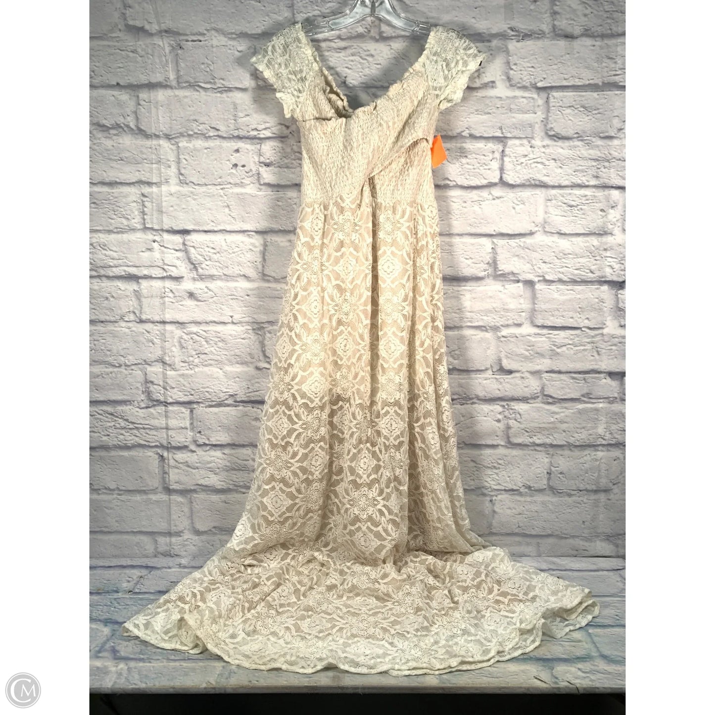 Dress Party Long By Aakaa In Cream, Size: S