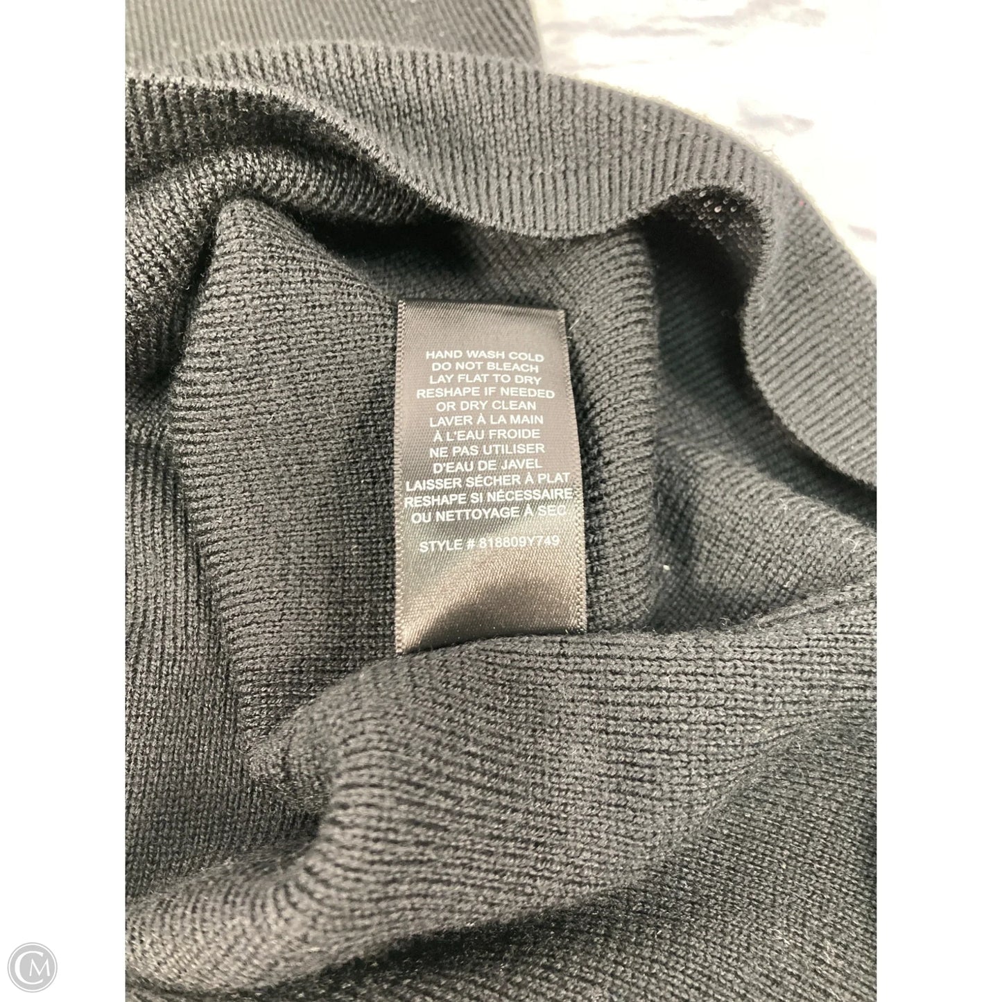 Top Long Sleeve By Rebecca Taylor In Black, Size: M