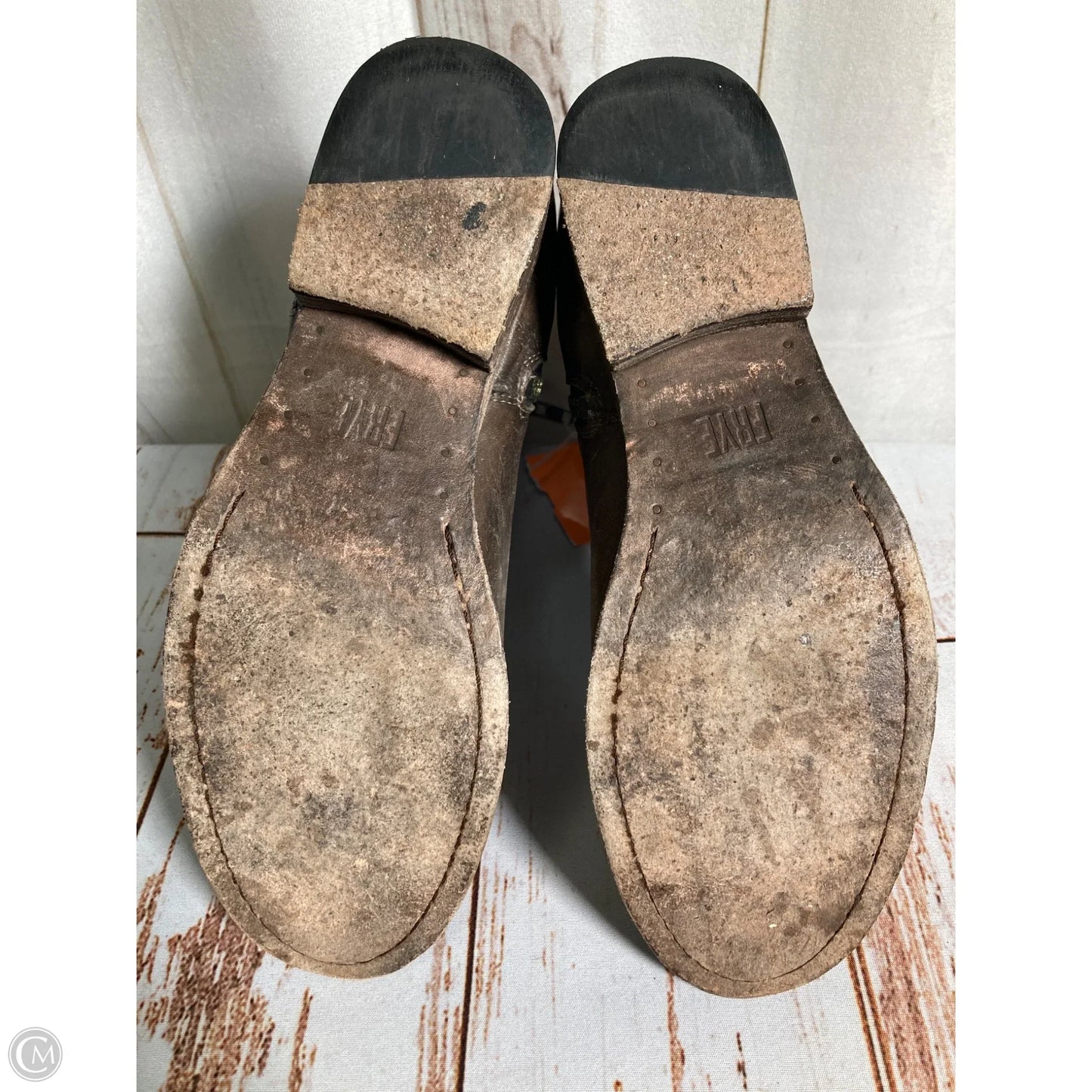 Boots Designer By Frye In Brown, Size: 6.5