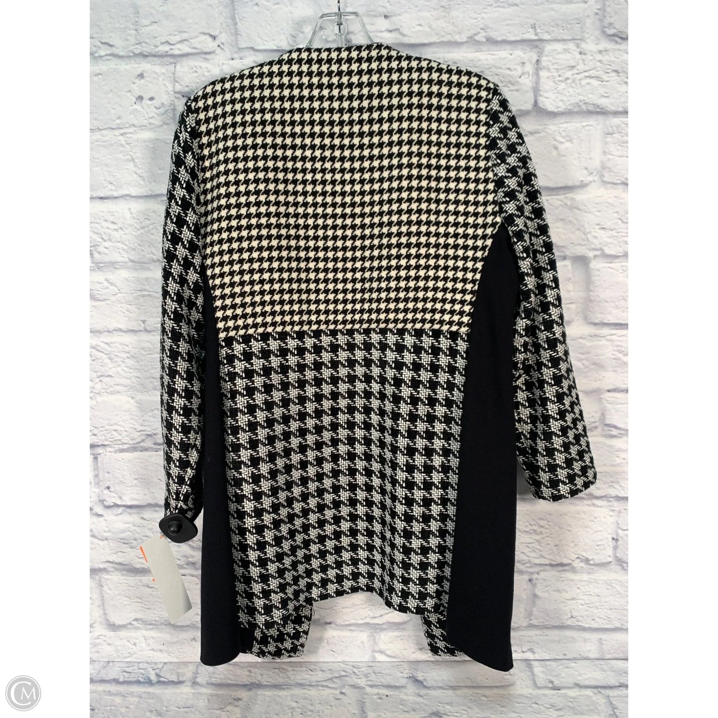 Coat Other By Chicos In Black & White, Size: Mp