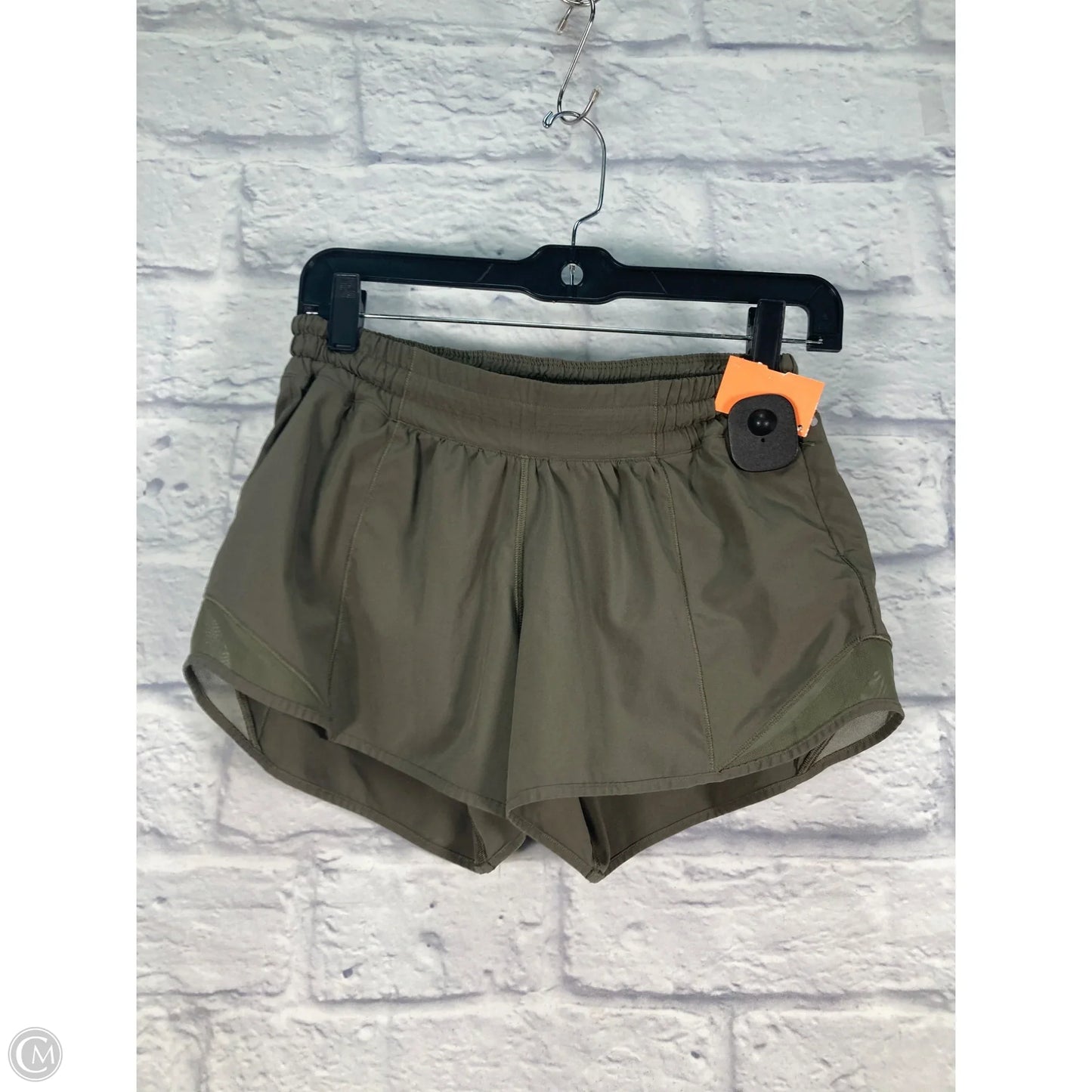 Athletic Shorts By Lululemon In Green, Size: S