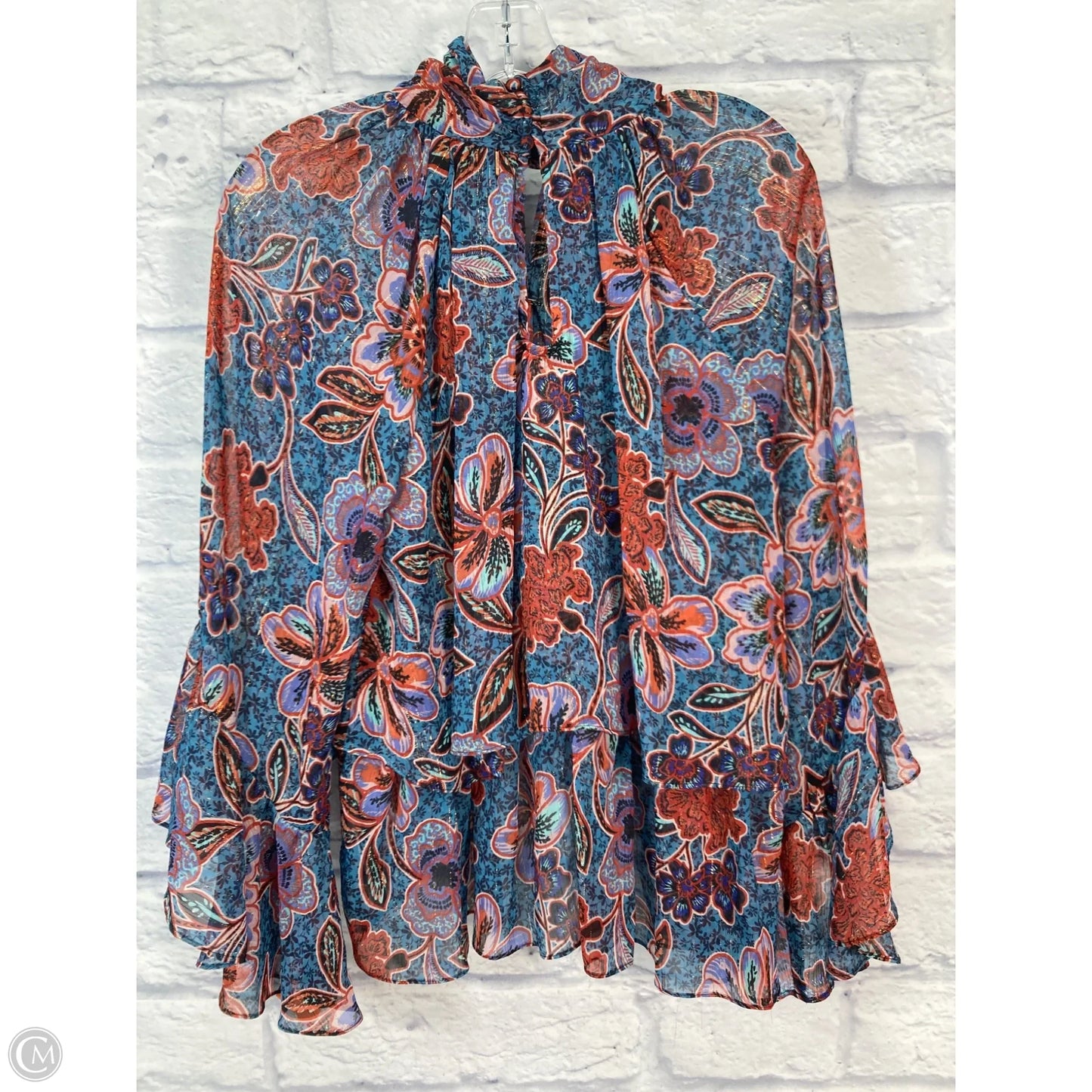 Bodysuit Designer By Misa In Floral Print, Size: Xs