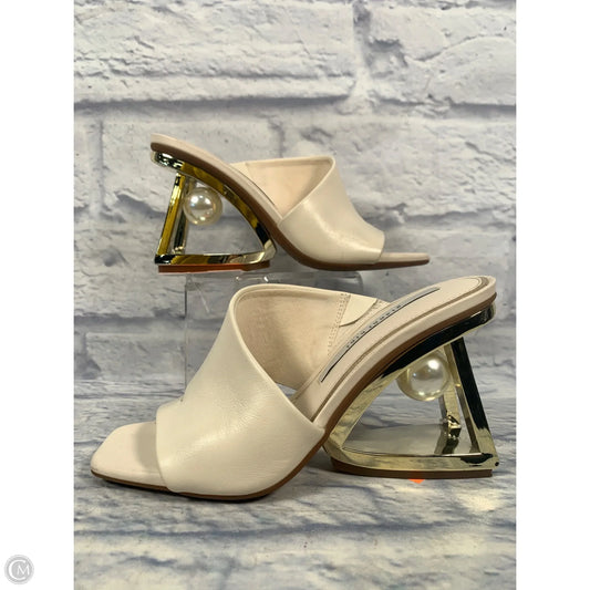 Shoes Heels Block By Gianni Bini In Cream, Size: 7.5