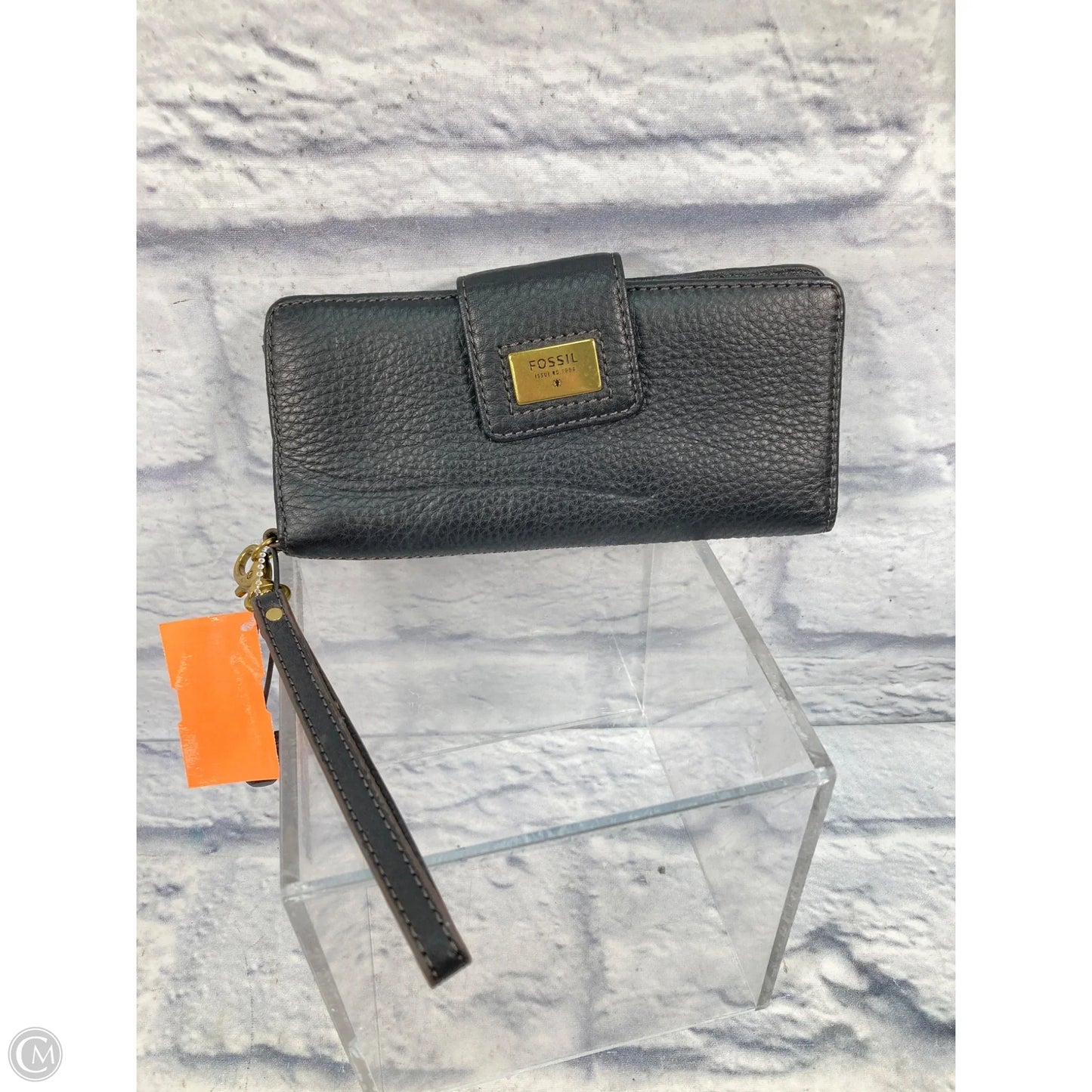 Wristlet Leather By Fossil, Size: Large