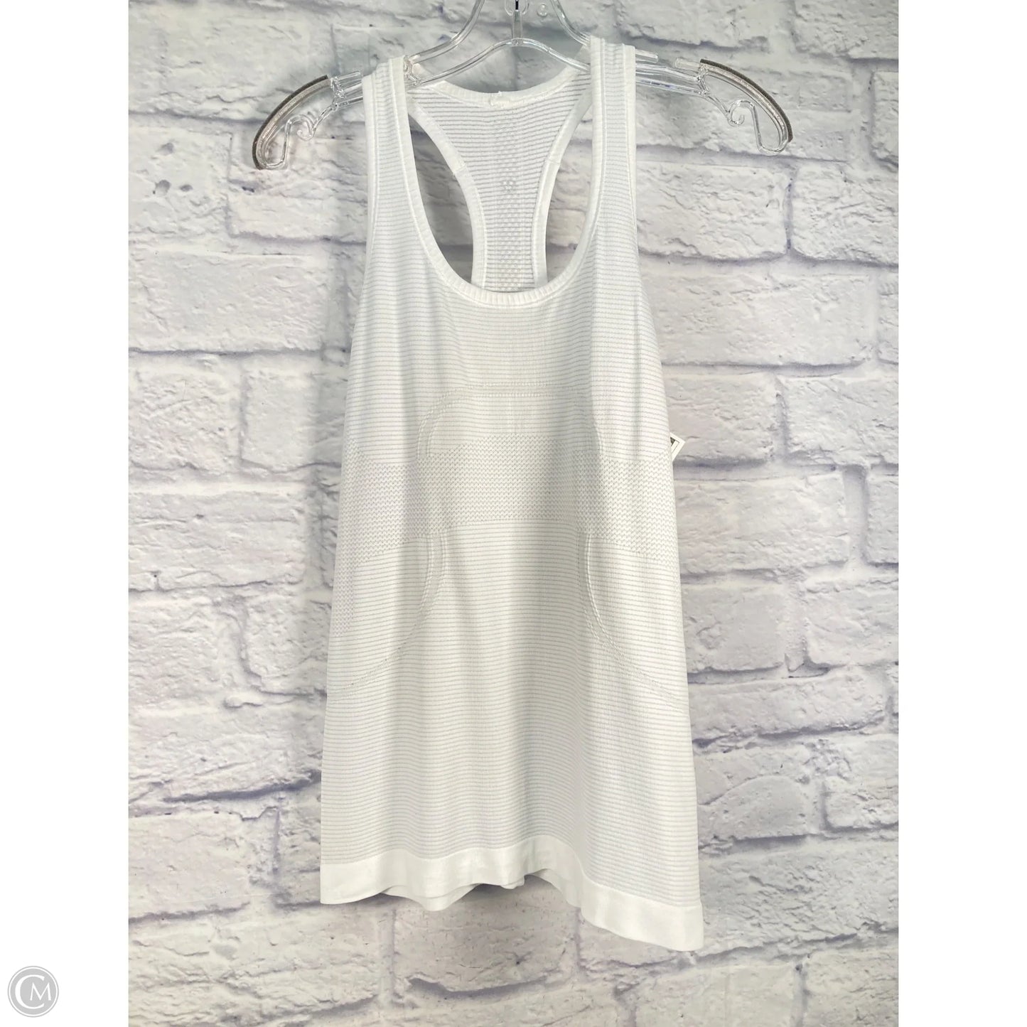 Athletic Tank Top By Lululemon In White, Size: S