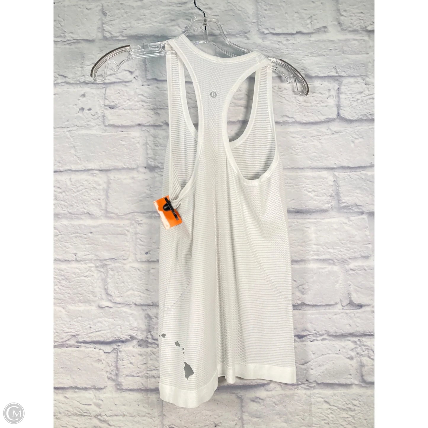 Athletic Tank Top By Lululemon In White, Size: S