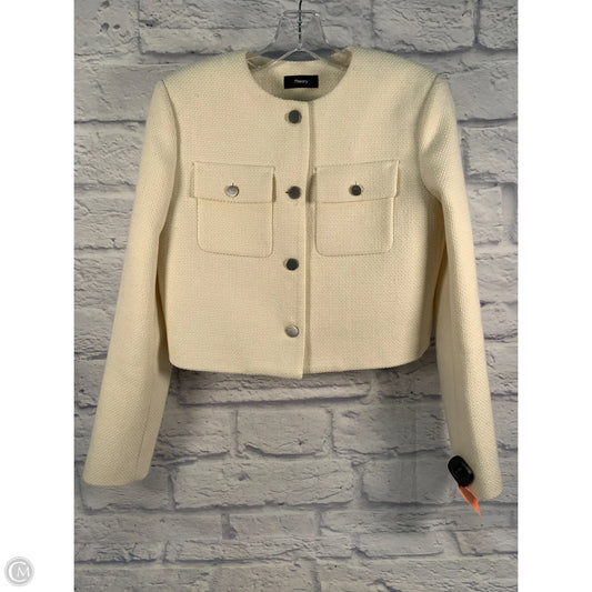 Jacket Other By Theory In Cream, Size: Xs