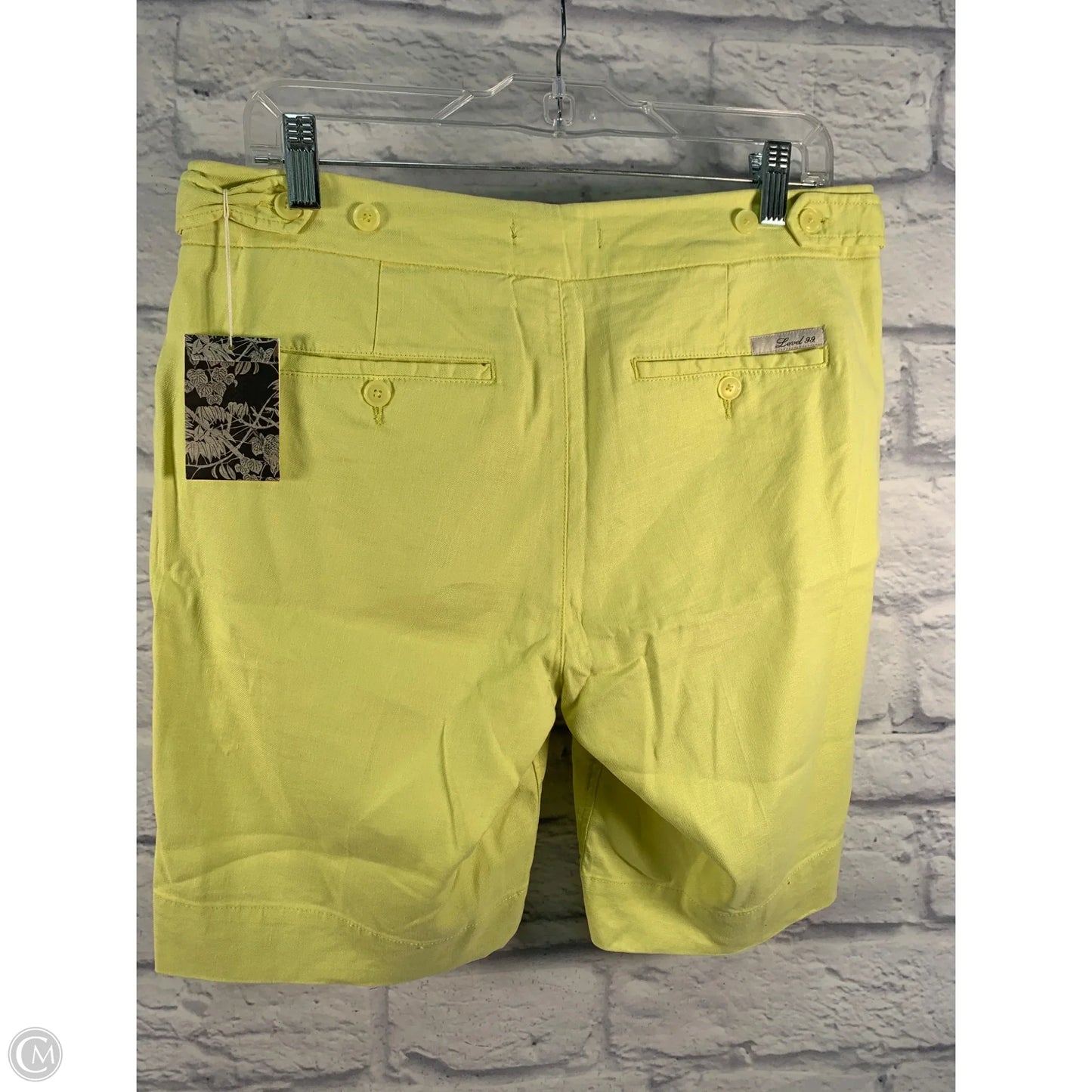Shorts By Level 99 In Yellow, Size: 12