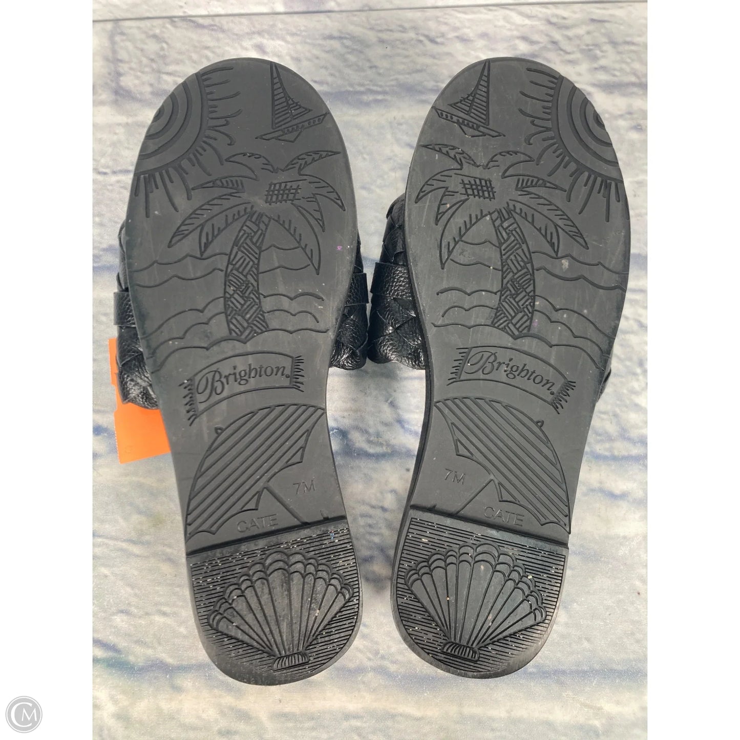 Sandals Flats By Brighton In Black, Size: 7.5