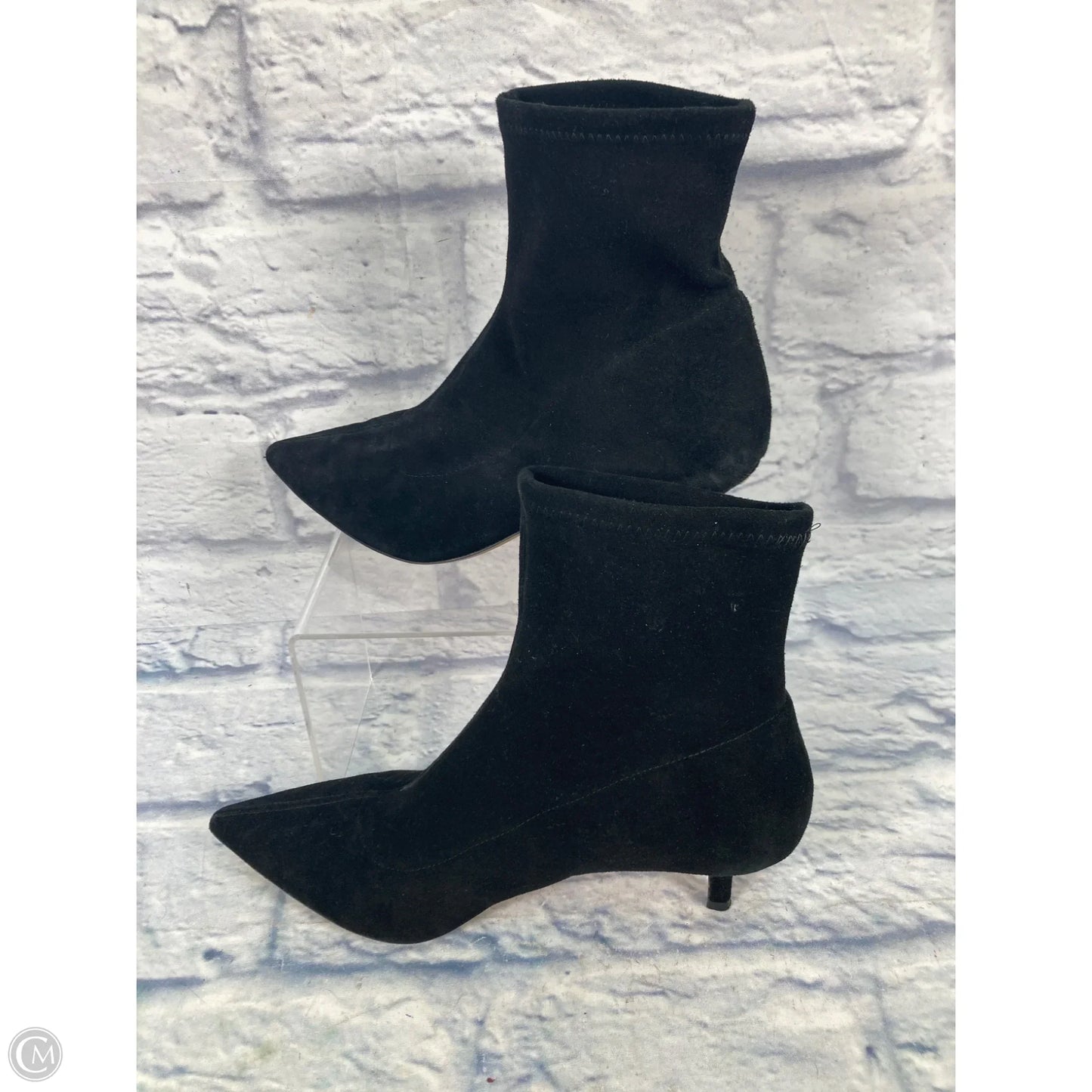 Boots Designer By Coach In Black, Size: 7.5