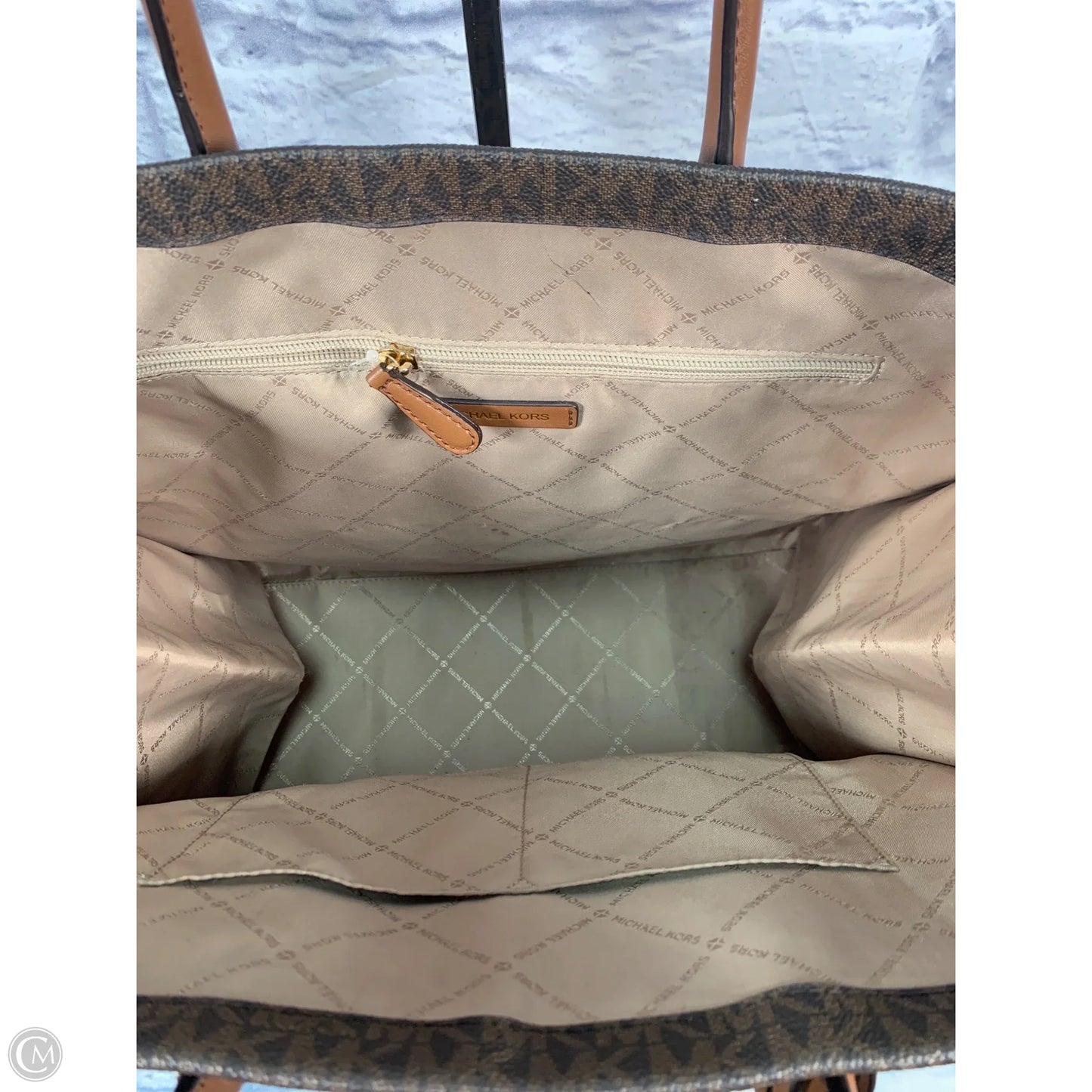 Tote Designer By Michael Kors, Size: Large