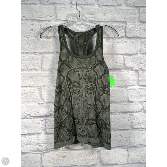 Athletic Tank Top By Lululemon In Green, Size: S