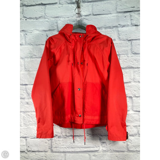 Coat Raincoat By Gap In Red, Size: M