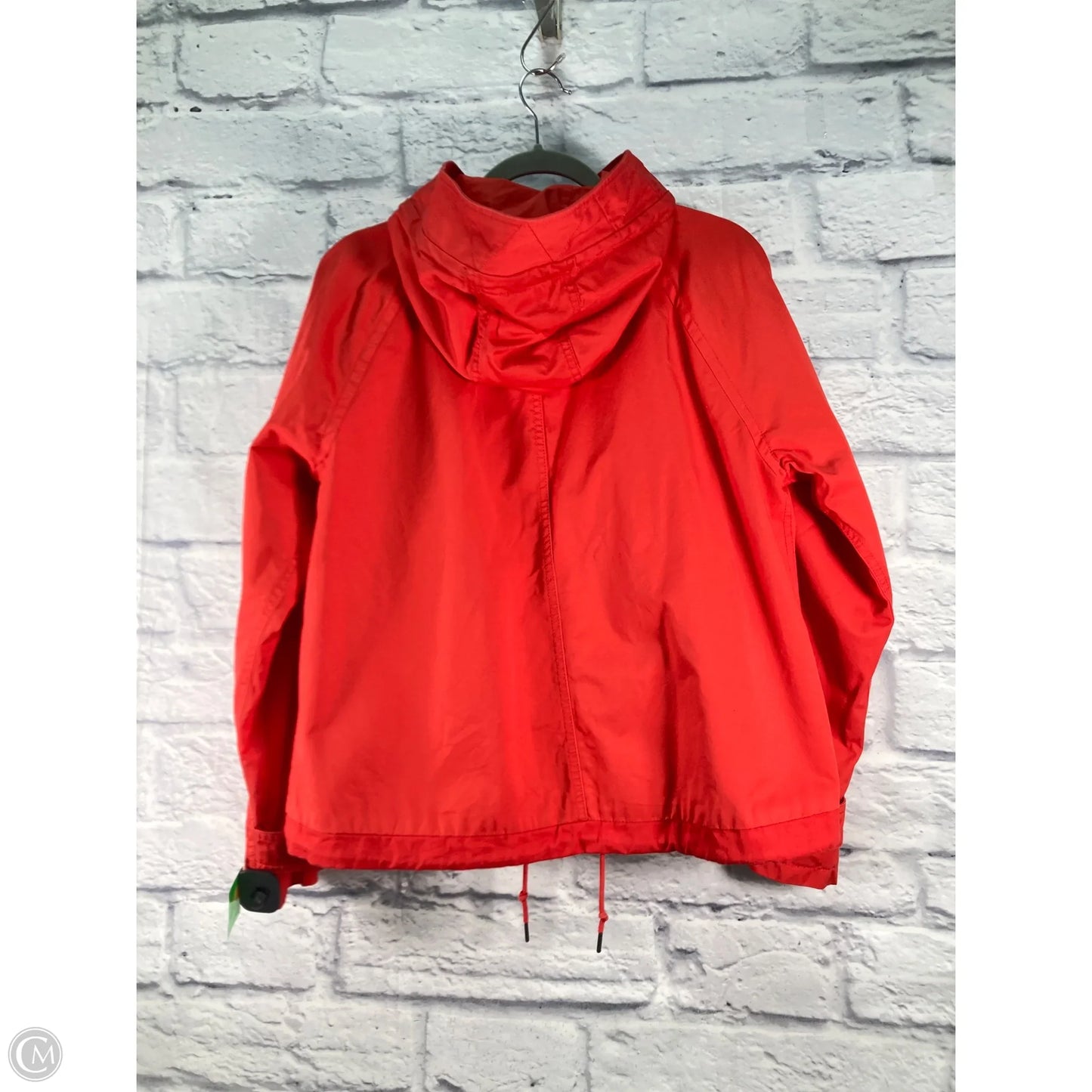 Coat Raincoat By Gap In Red, Size: M