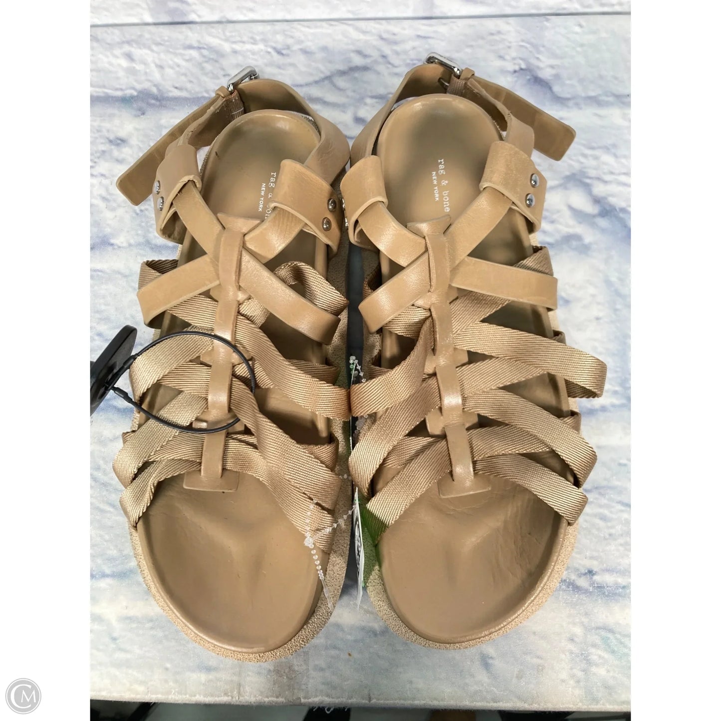 Sandals Heels Platform By Rag And Bone In Tan, Size: 10
