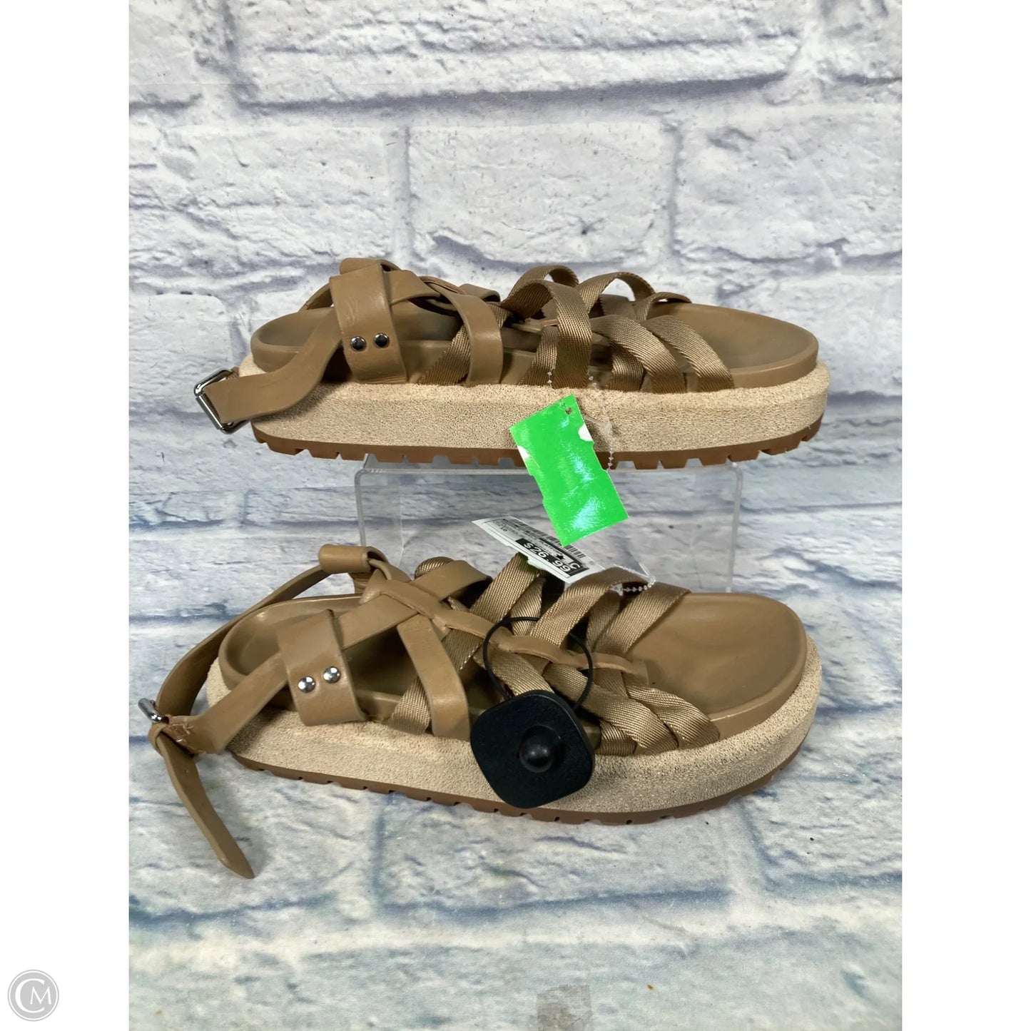 Sandals Heels Platform By Rag And Bone In Tan, Size: 10