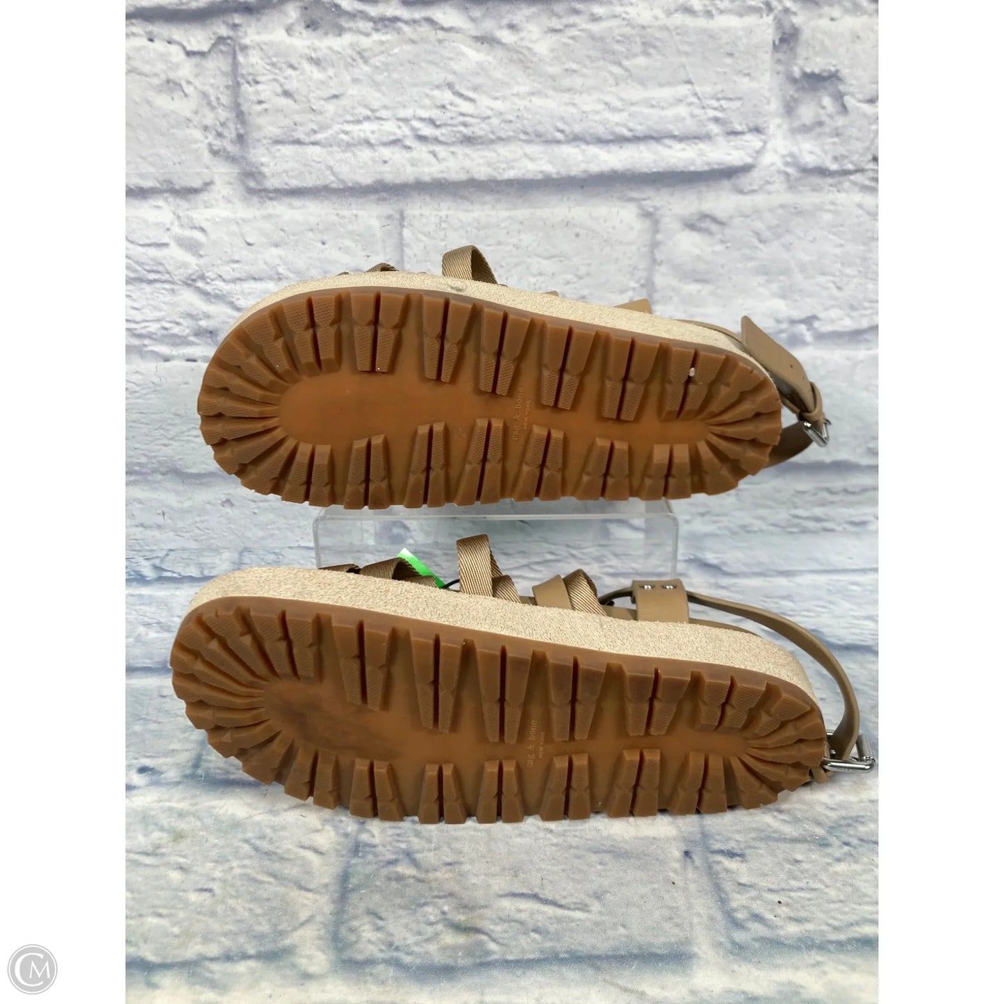 Sandals Heels Platform By Rag And Bone In Tan, Size: 10