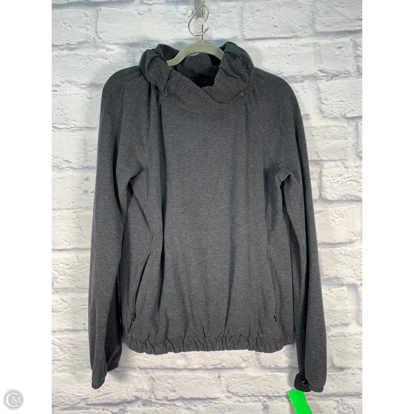 Athletic Sweatshirt Collar By Lululemon In Grey, Size: S
