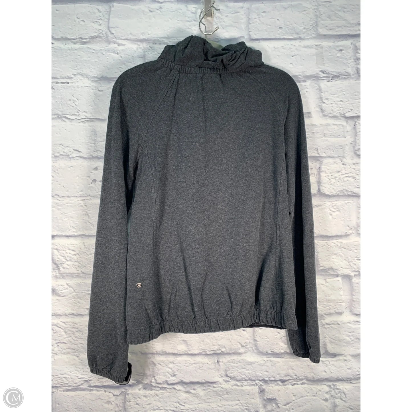 Athletic Sweatshirt Collar By Lululemon In Grey, Size: S