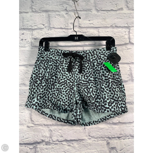 Athletic Shorts By Lululemon In Black & Green, Size: S