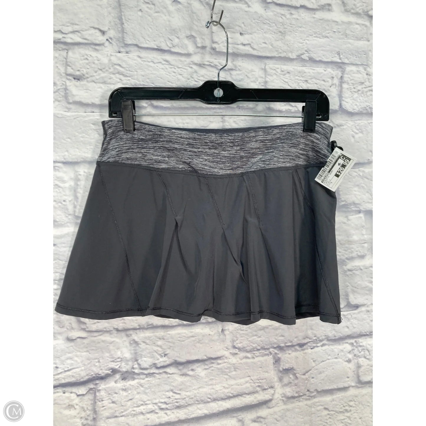 Athletic Skort By Lululemon In Grey, Size: S