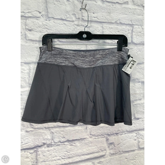 Athletic Skort By Lululemon In Grey, Size: S