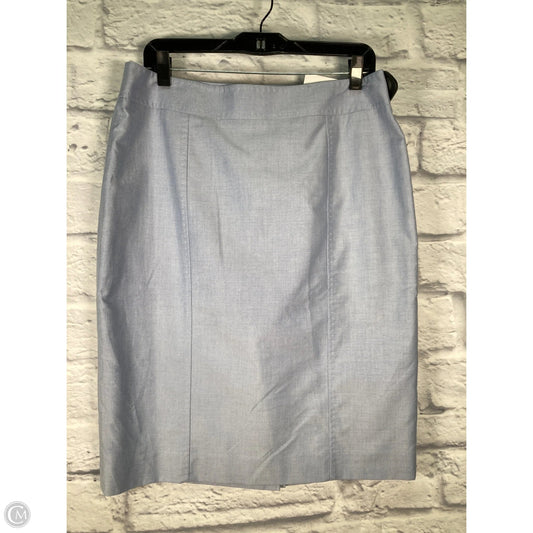 Skirt Midi By Brooks Brothers In Blue, Size: 12p