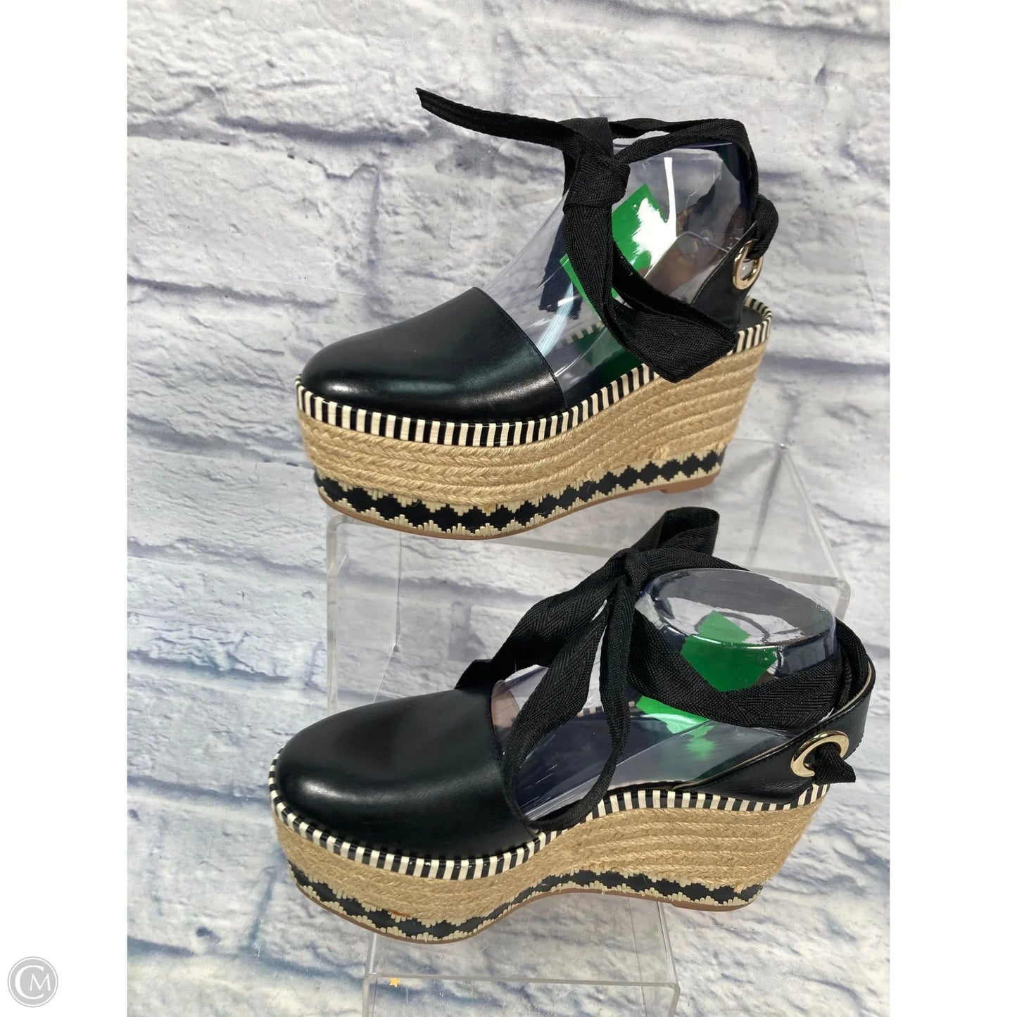 Sandals Designer By Tory Burch In Black, Size: 6