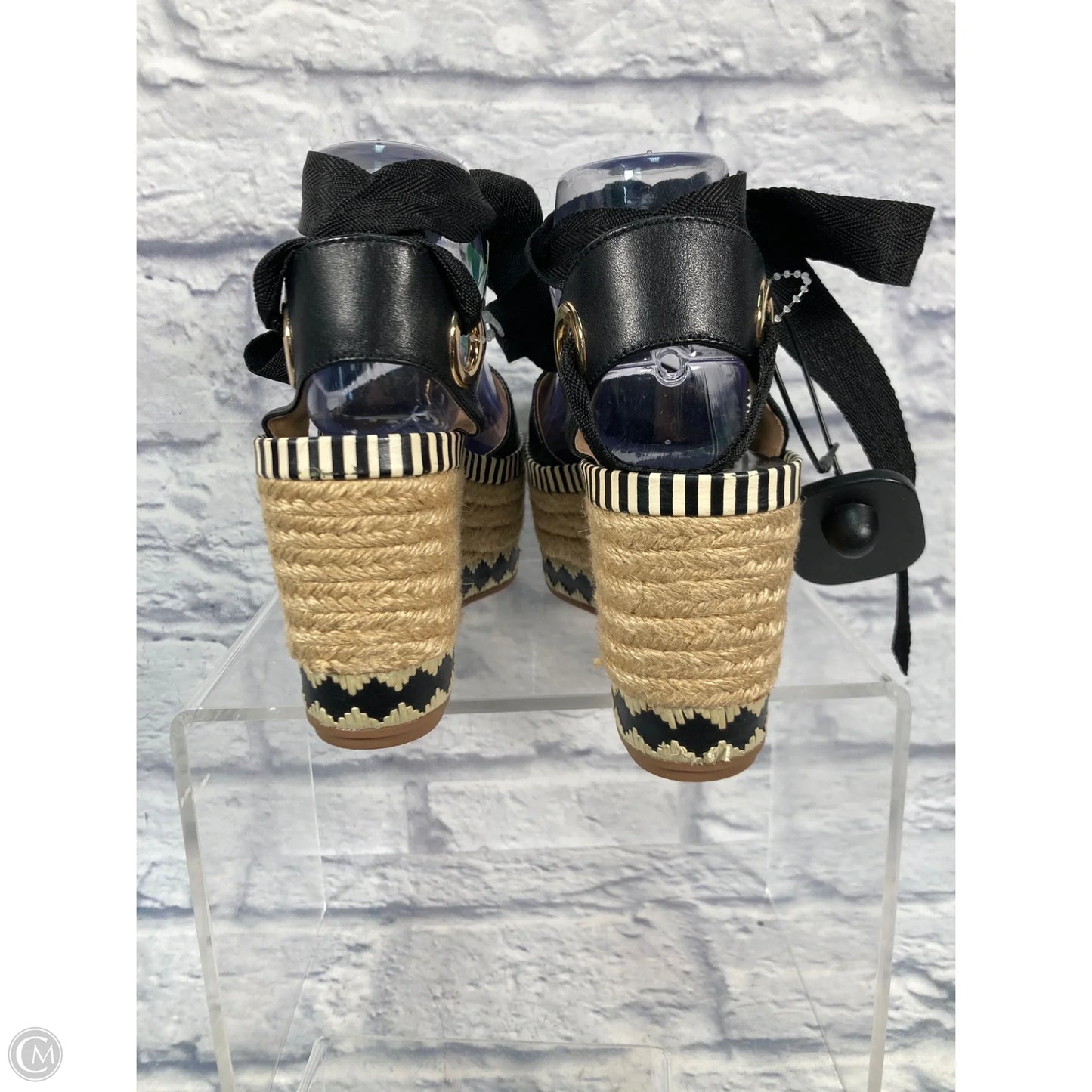 Sandals Designer By Tory Burch In Black, Size: 6