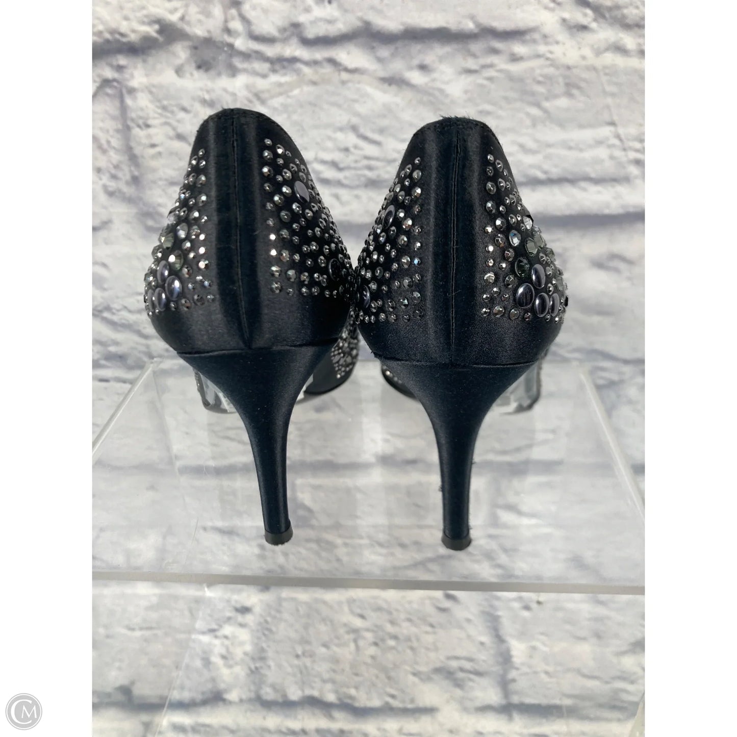 Shoes Designer By Stuart Weitzman In Blue & Silver, Size: 7