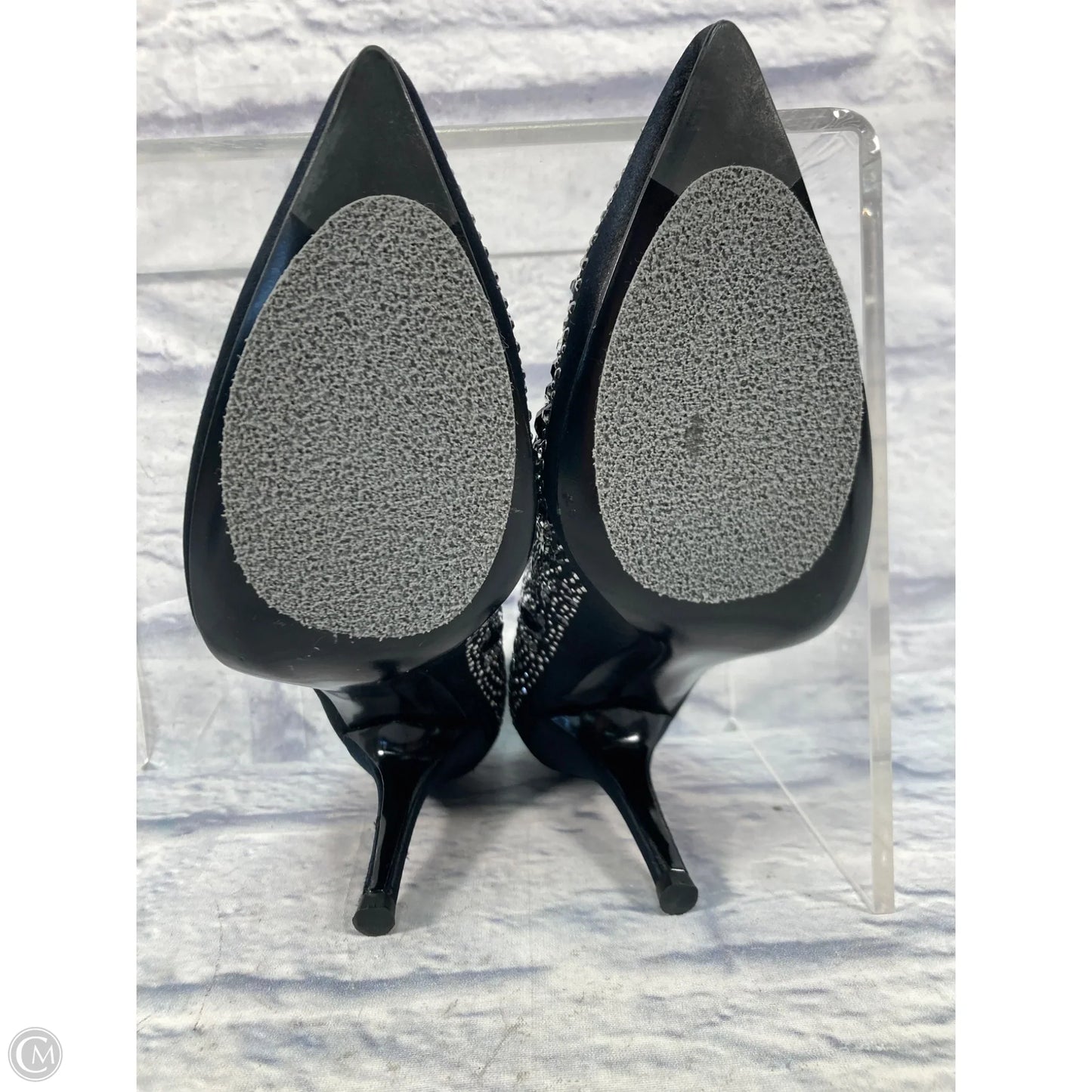 Shoes Designer By Stuart Weitzman In Blue & Silver, Size: 7